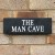 NOVELTY Slate THE MAN CAVE Plaque