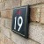QUALITY Slate House Sign Door Number -  WELSH DRAGON DESIGN