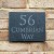 QUALITY Riven Slate House Sign Address Plaque 10 x 8''