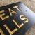 BLACK Slate House Sign Address Plaque 300 x 150mm GOLD