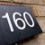 Slate House Sign Door Number 150 x 125mm - NUMBERS 1-999 Any Colour