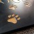 PET CAT SLATE MEMORIAL MARKER PLAQUE - PAWS DESIGN
