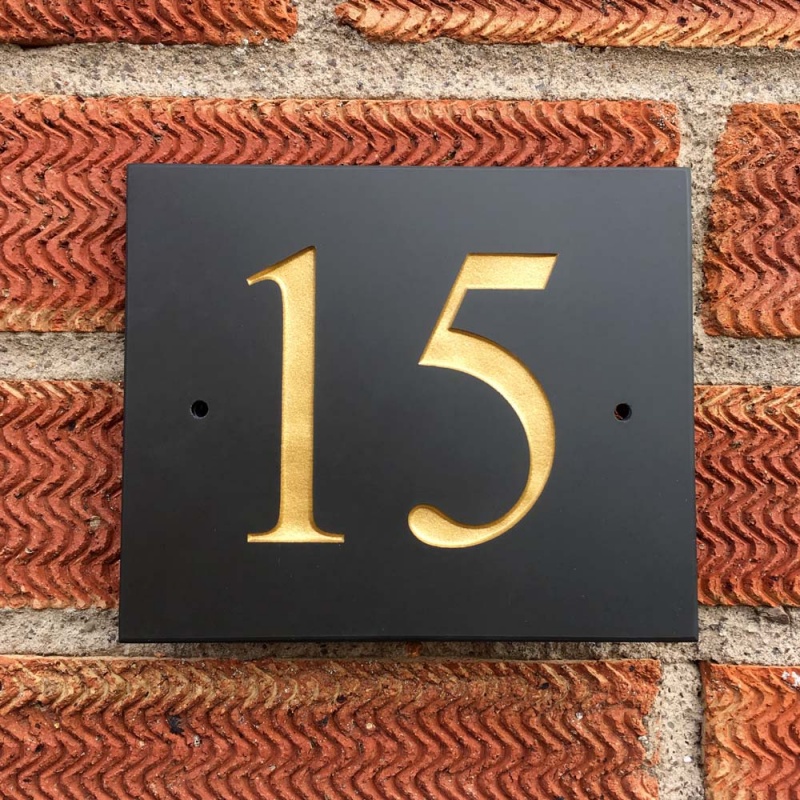 number 15 Slate house number 